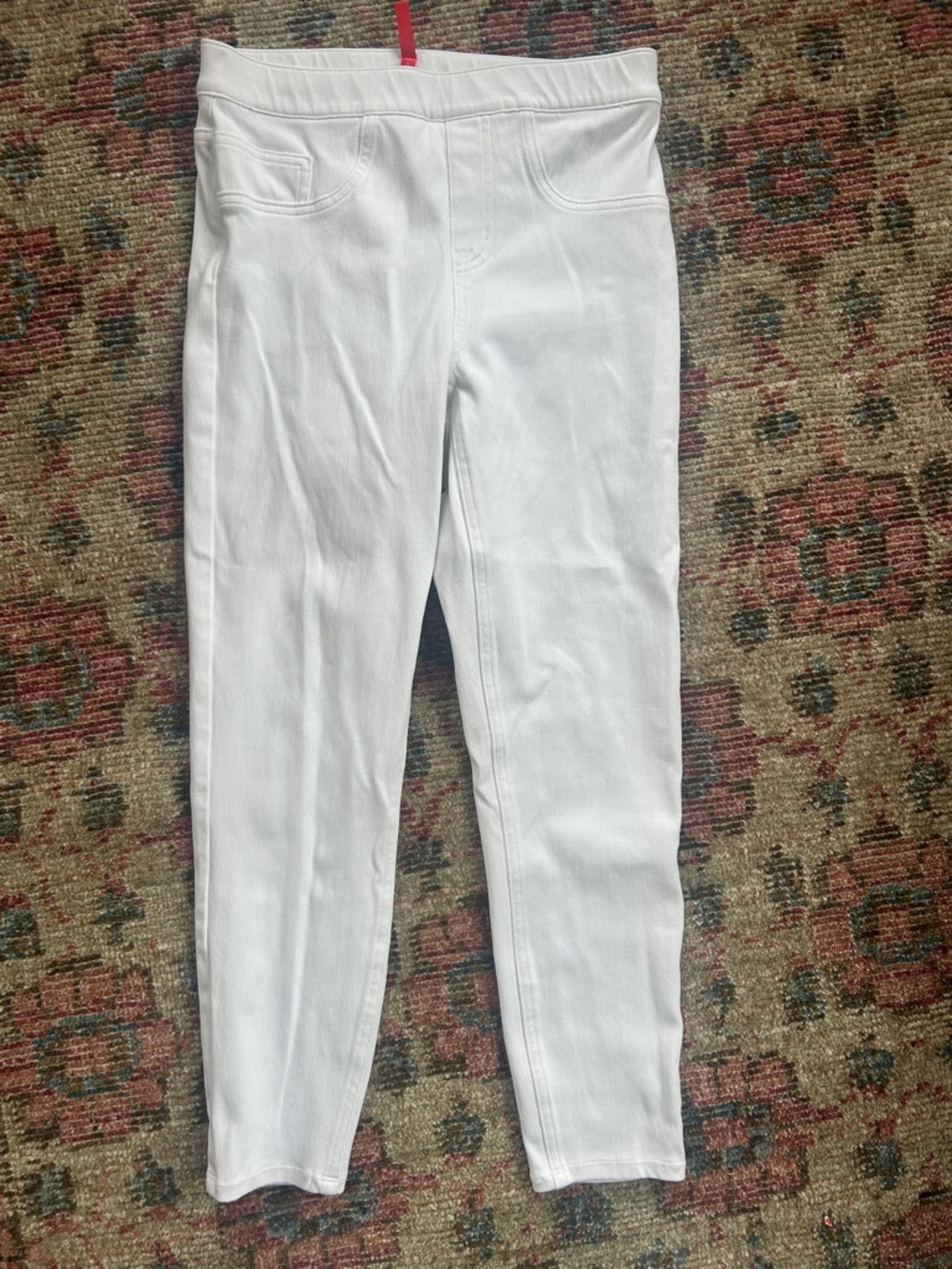 SPANX White Pull-On Jeggings